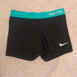 Nike Pro dri fit spandex shorts